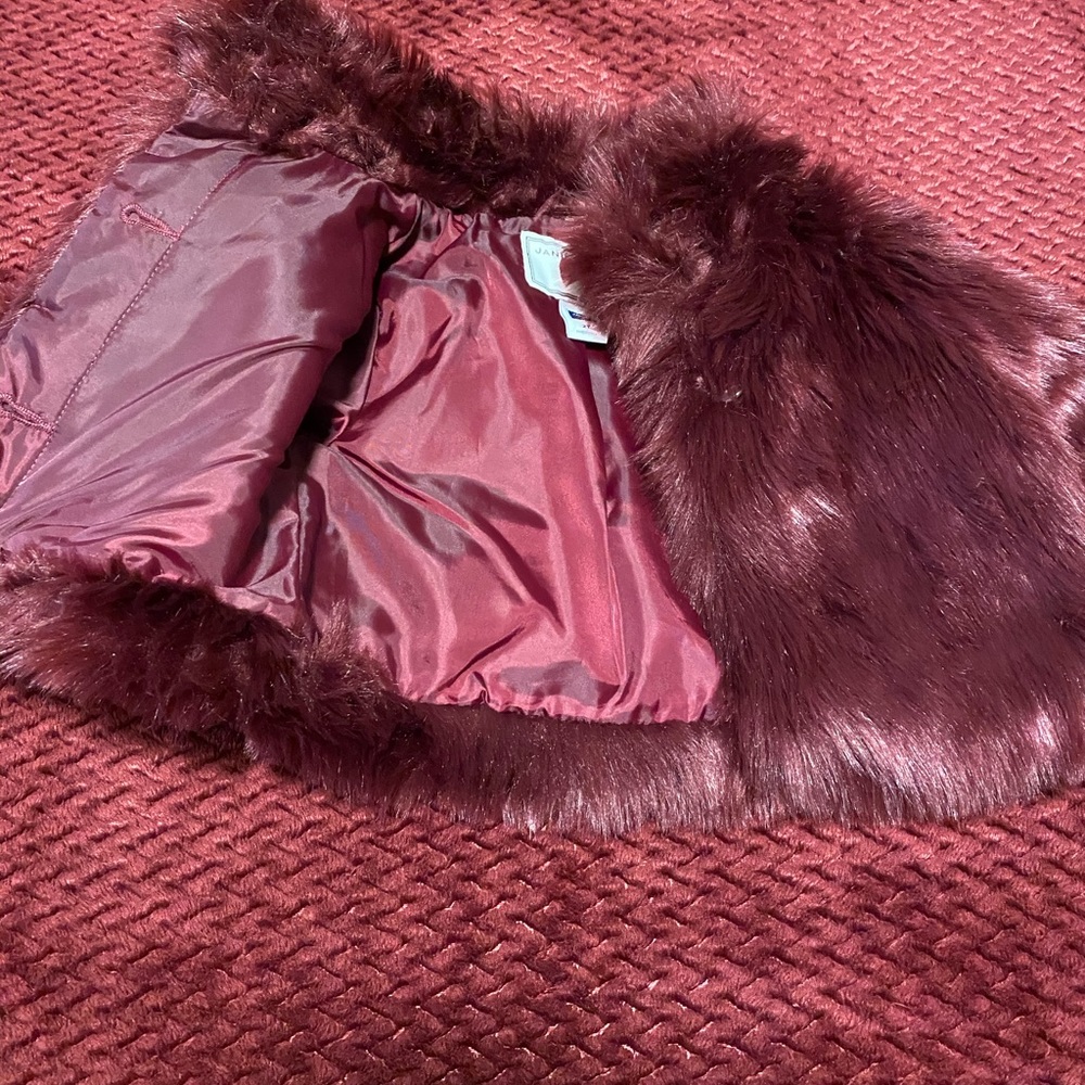 Toddler fur jacket